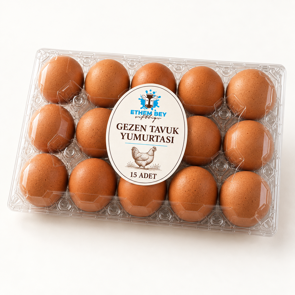 15 Adet - Gezen Tavuk Yumurtası