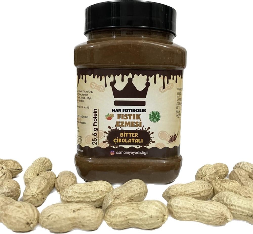 1 KG BİTTER ÇİKOLATALI FISTIK EZMESİ