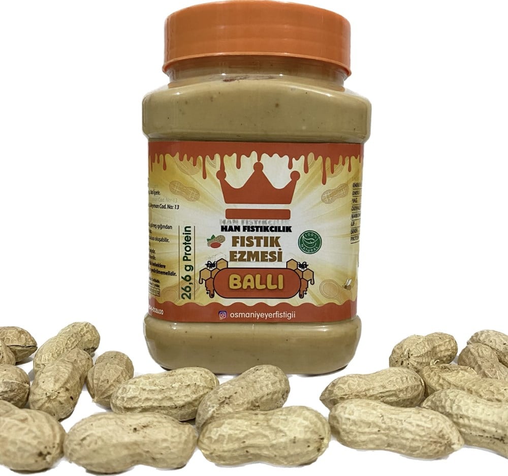 1 KG KATKISIZ BALLI FISTIK EZMESİ