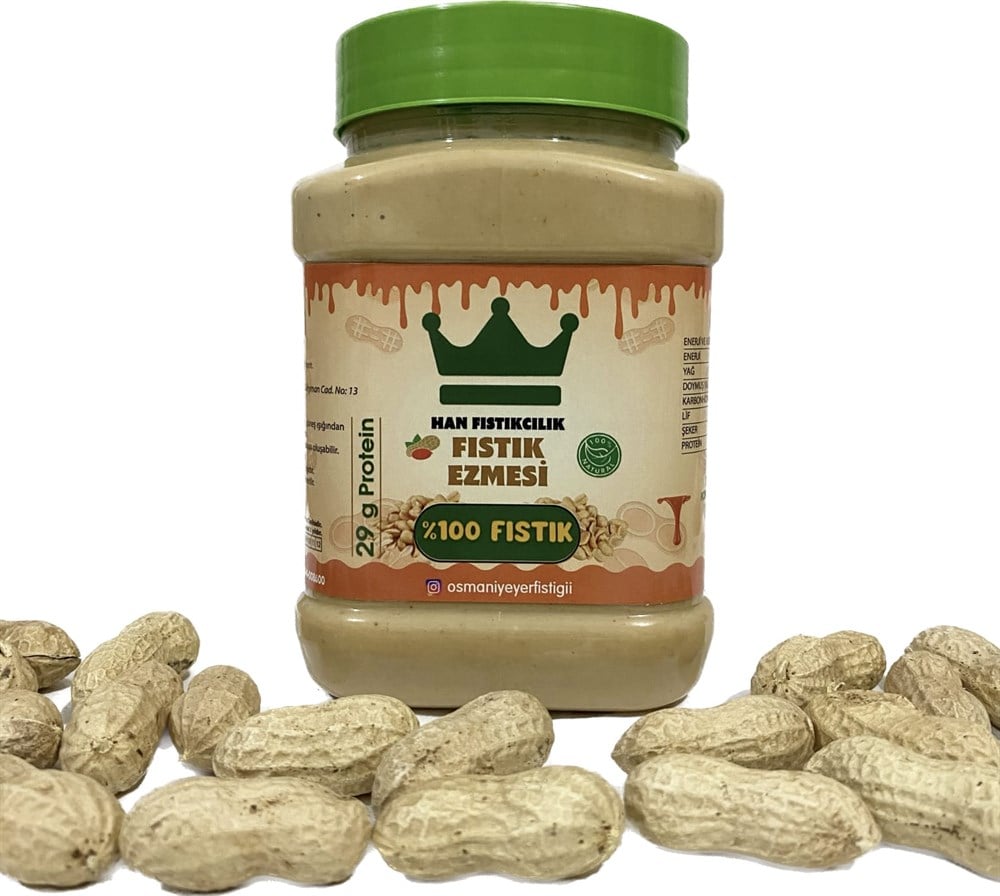 1 KG ŞEKERSİZ DOĞAL FISTIK EZMESİ