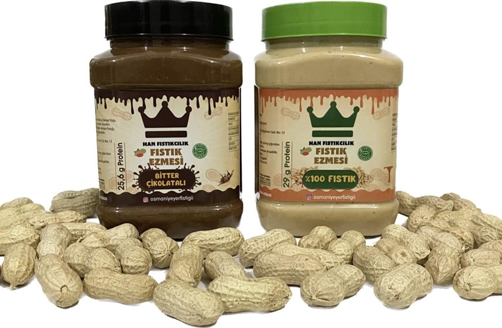 1 KG BİTTER ÇİKOLATALI 1 KG SADE FISTIK EZMESİ