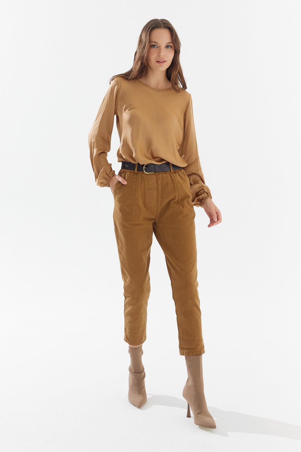 İthal Chino Pantolon Camel