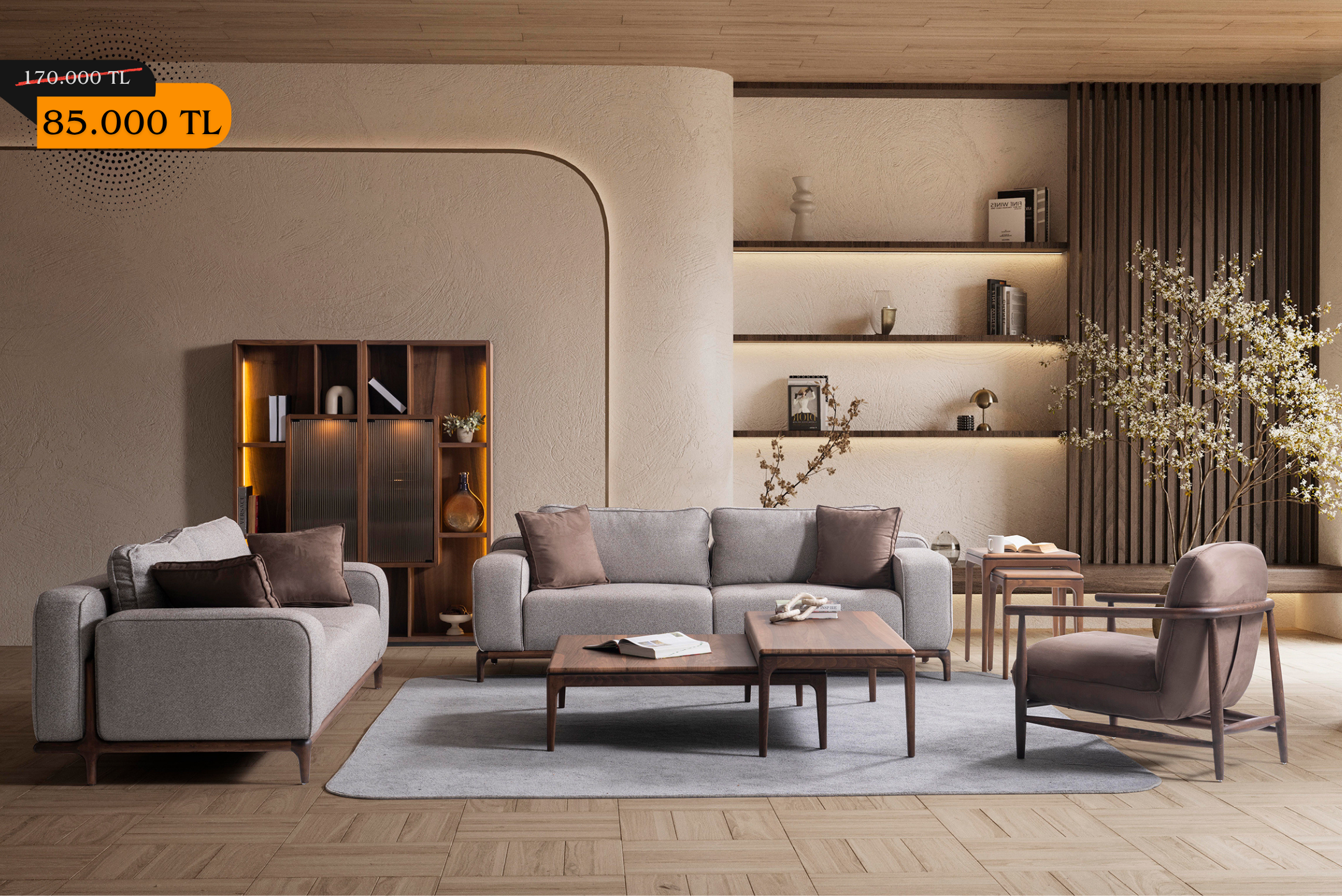 OUTLETEldor Koltuk Takımı-Outlet