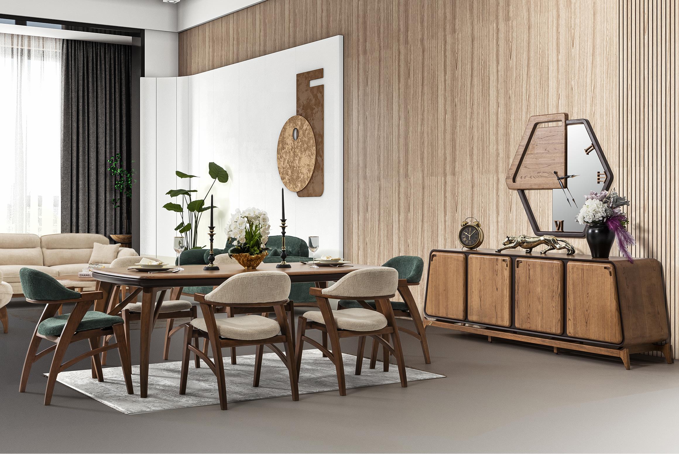 Modern Yemek Odası TakımlarıMedvik Yemek Odası Takımı