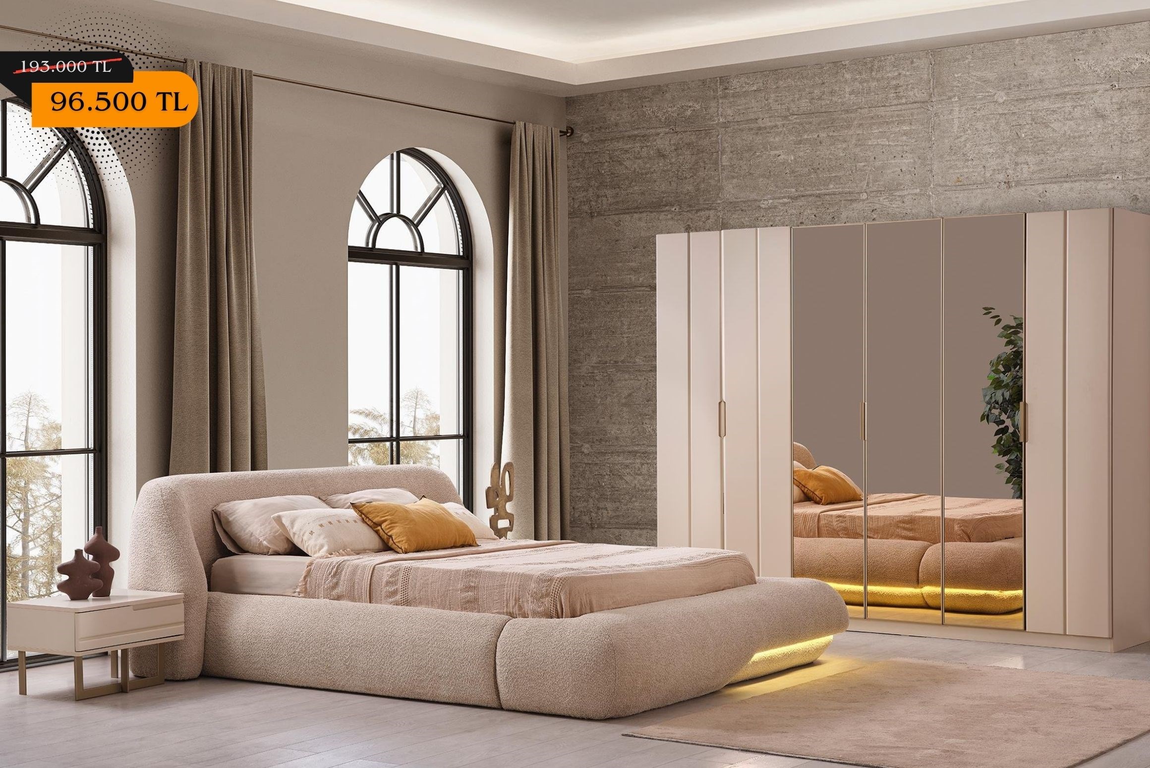 OUTLETRuka Yatak Odası Takımı-Outlet