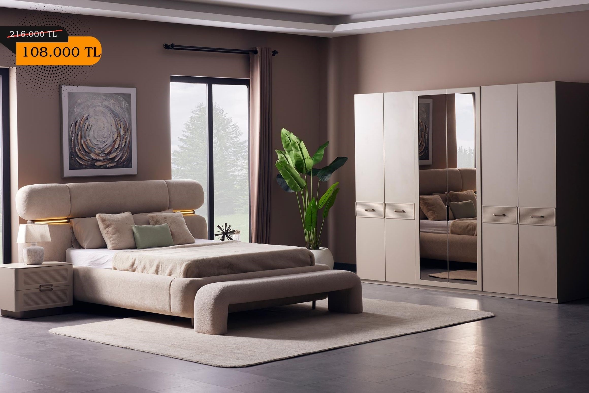OUTLETSolwez Yatak Odası Takımı-Outlet