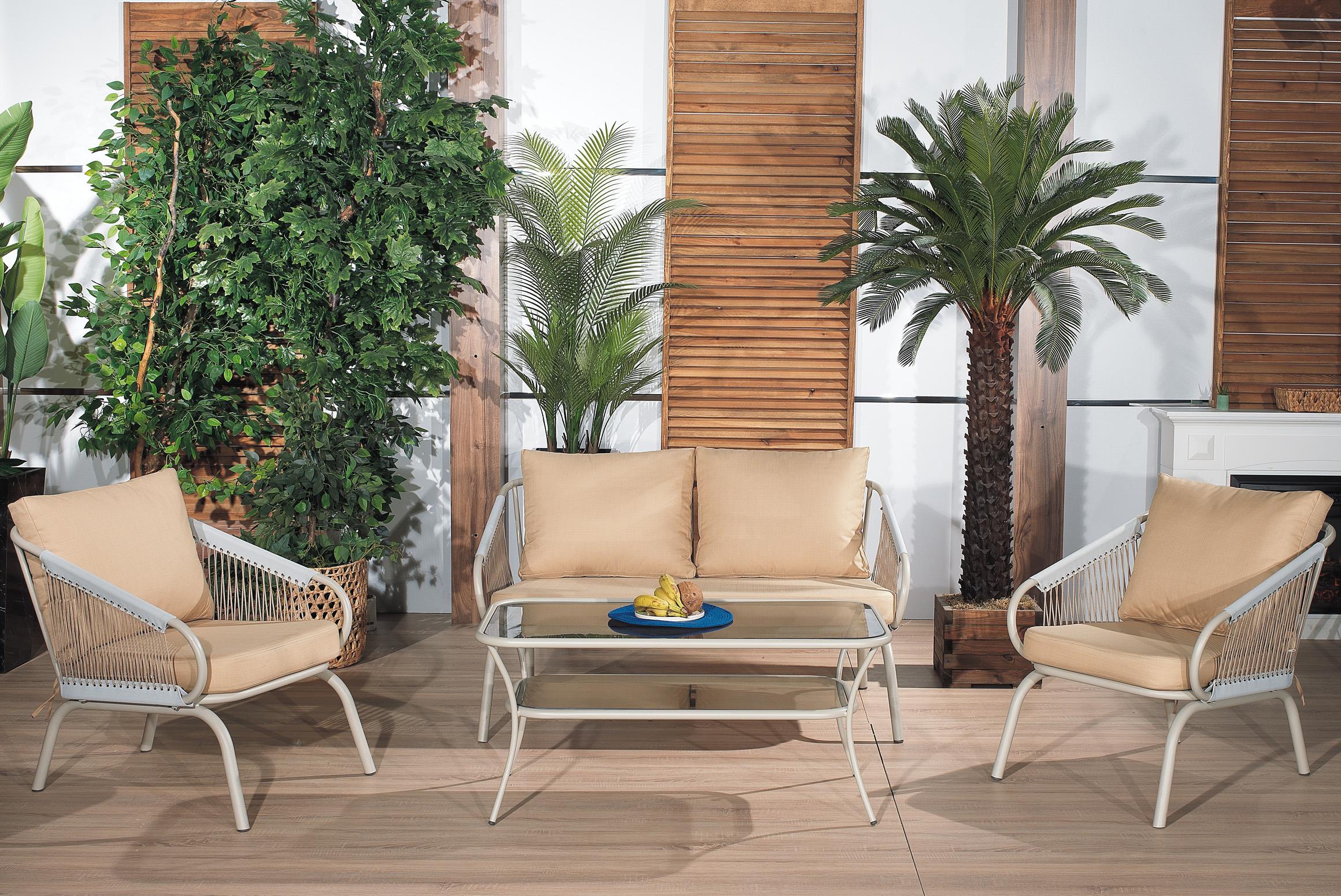 Bahçe Oturma GrubuTromso Çay Seti-Metal