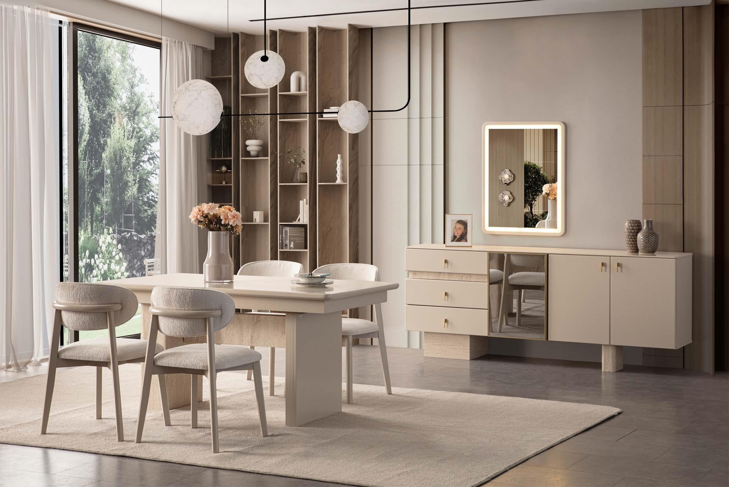 Modern Yemek Odası TakımlarıTurlen Yemek Odası Takımı