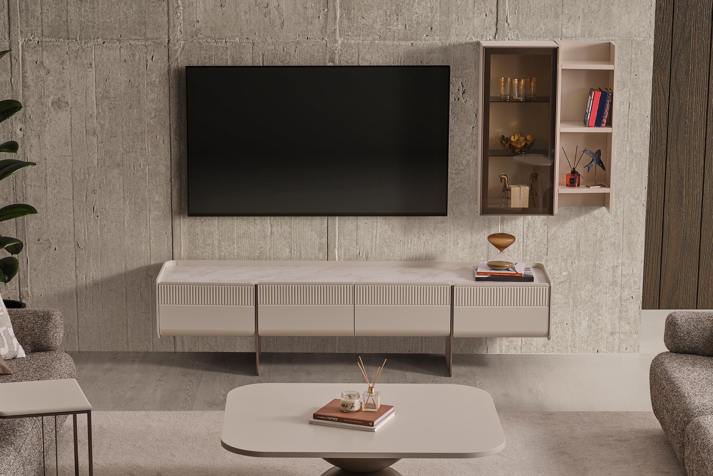 Modern Tv Ünitesi TakımlarıZinder Tv Ünitesi Takımı