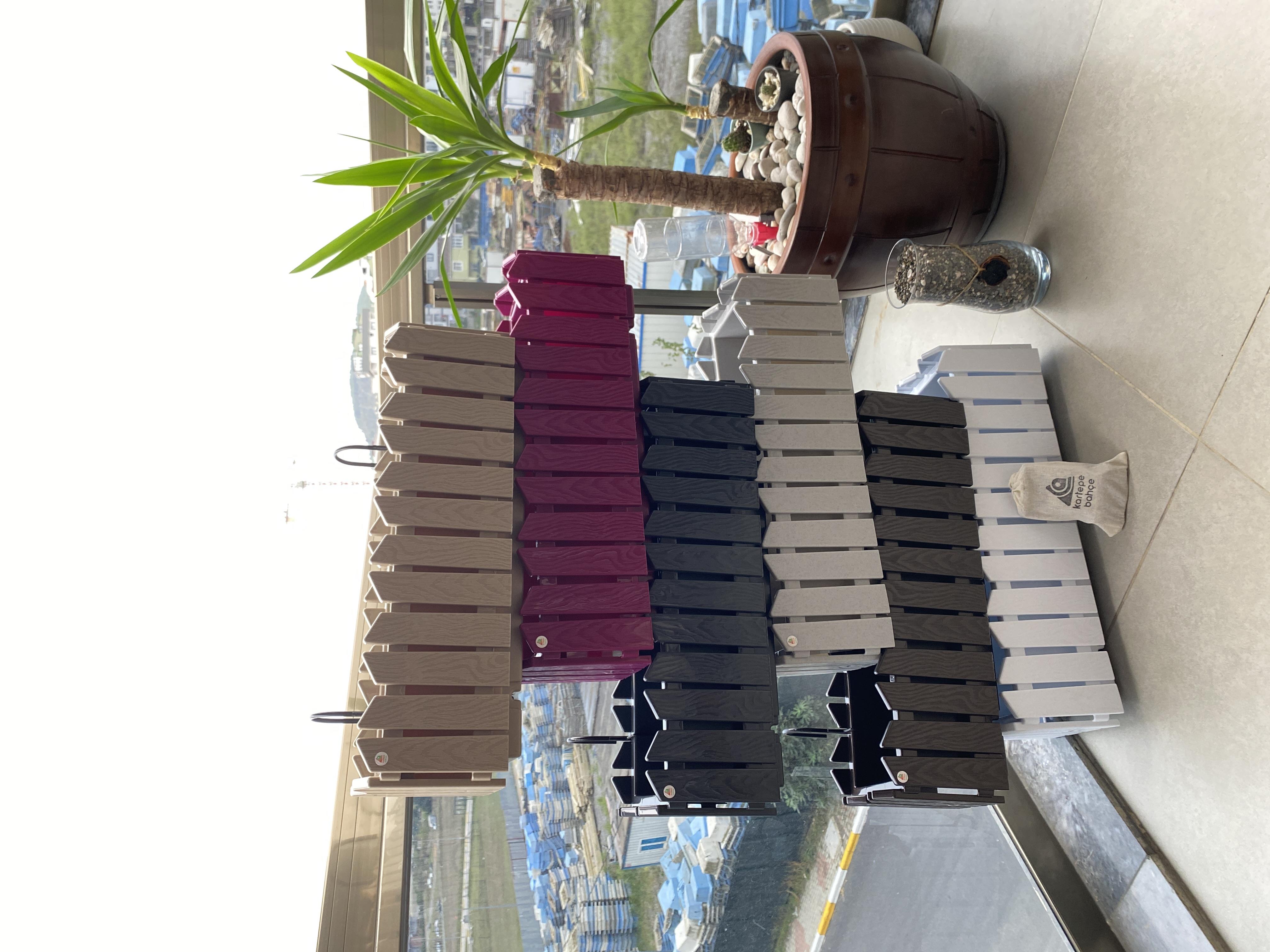 Efes Balkon Çit Saksı Askılı 9 Litre _Askı Aparatı dahildir.