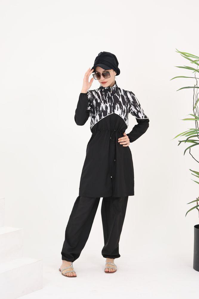 LENA ÇİZGİ DESENLİ BİYELİ İKİLİ MAYO TAKIM