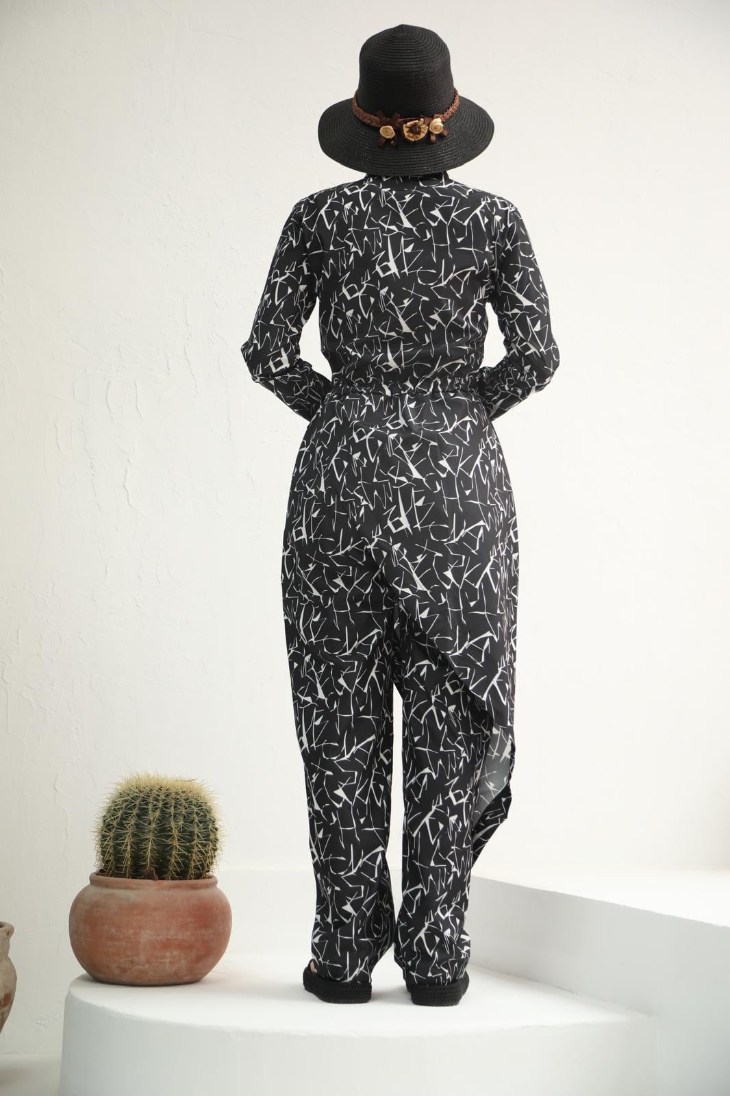 Geometrik Desen Allerli Tulum Mayo