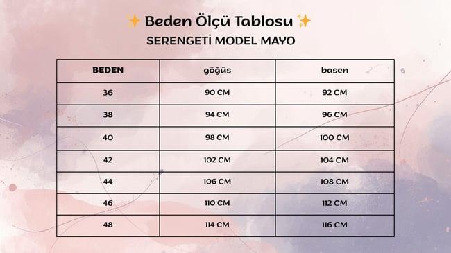 Golf Yeşil Tasarım Tesettür Mayo Takım