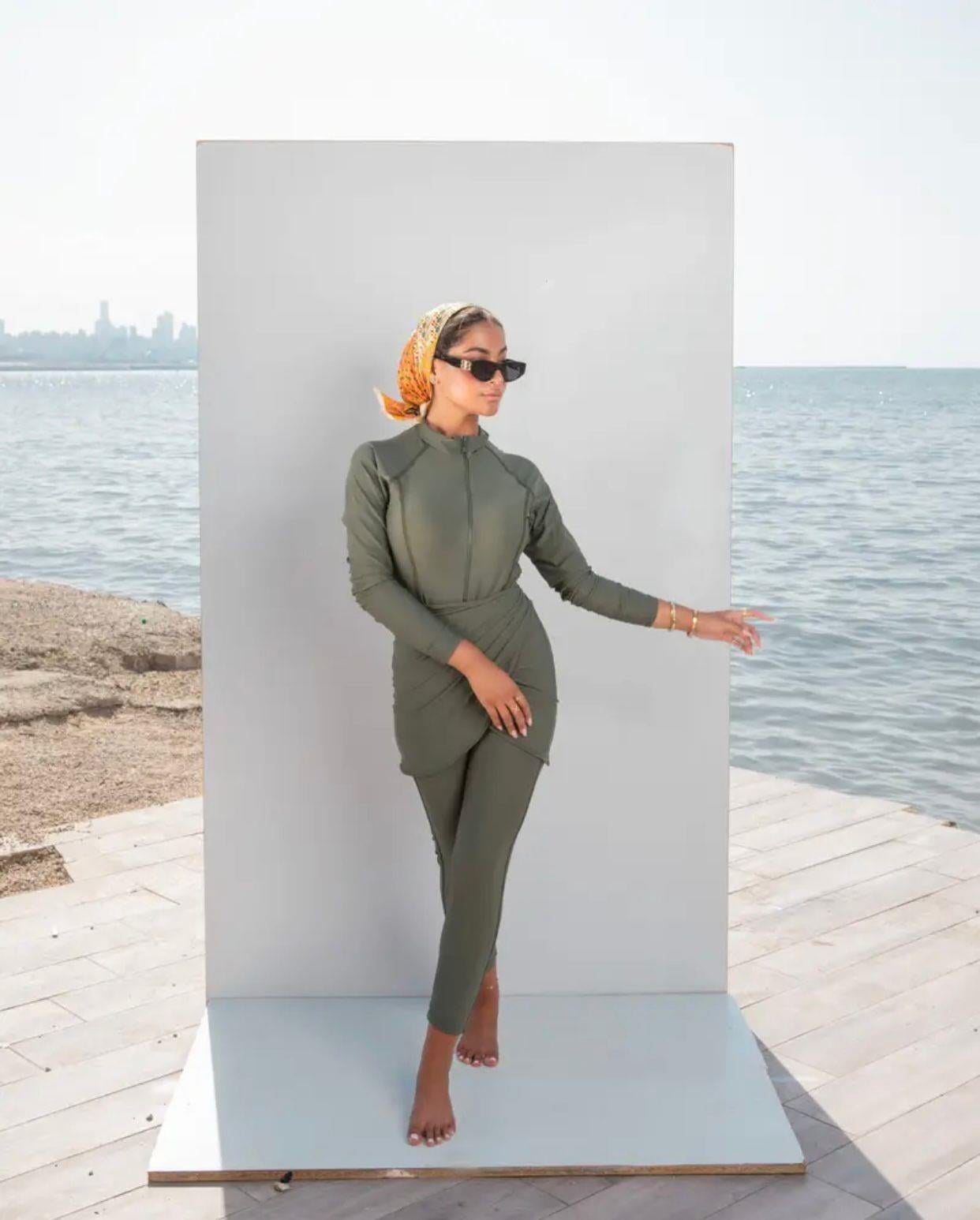 Lara Model Tasarım Tesettür Mayo Takım