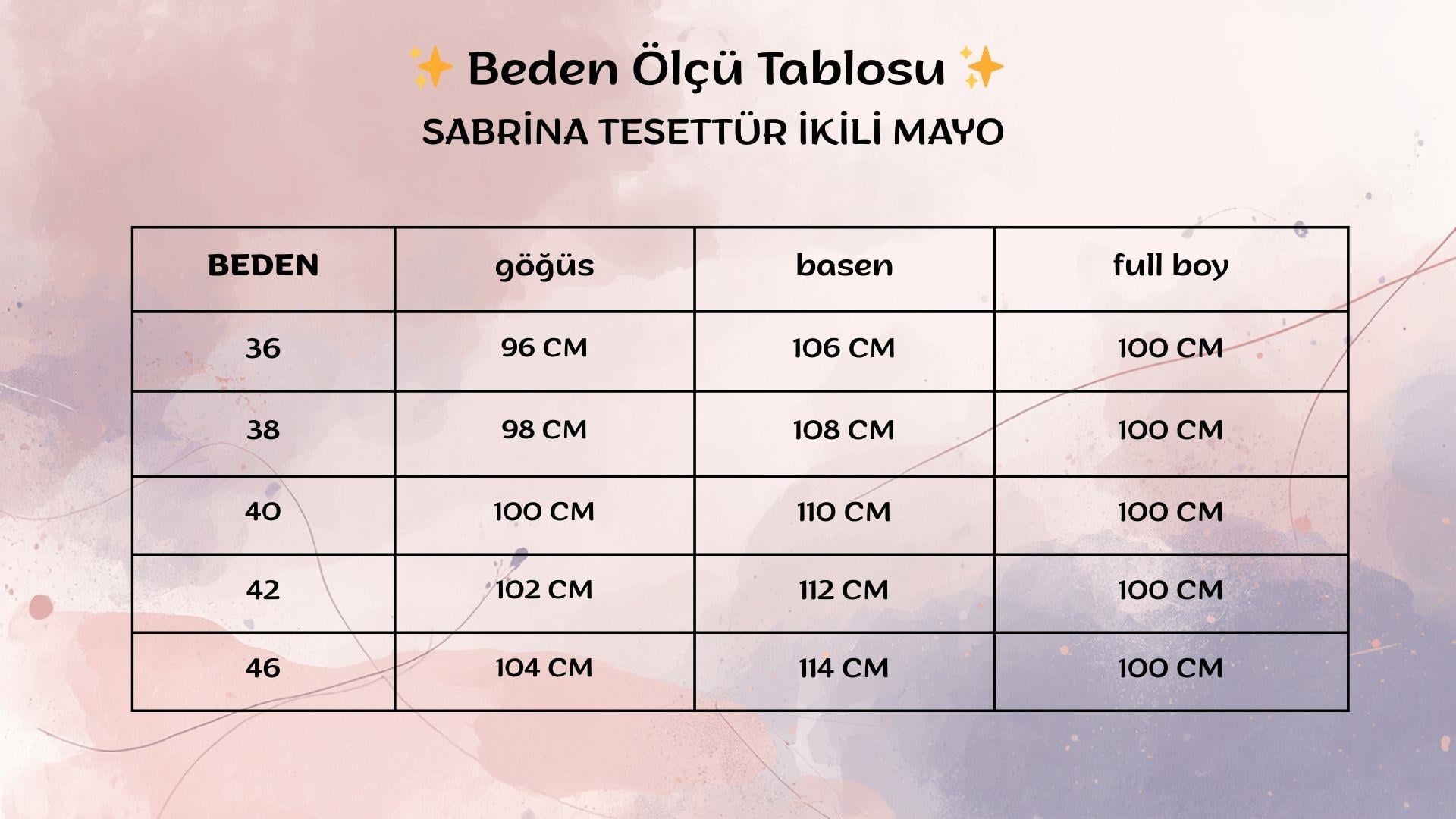 Sabrina Mozaik Desenli Tasarım Tesettür Paraşüt Kumaş Ikili Mayo Takım 364
