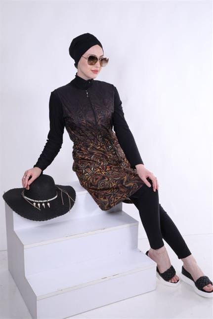 Degradeli Paraşüt Kumaştan 3 Lü Mayo Takım - Hardal