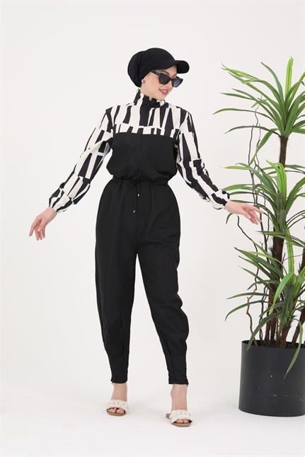 Dream Dama Desen Tasarım Tesettür Paraşüt Kumaş Tulum Mayo