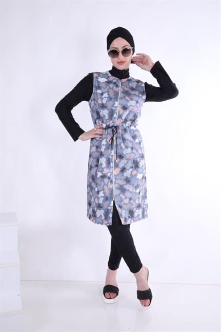 Dalmaçyalı Desenli Paraşüt Kumaştan 3 Lü Mayo Takım - Çok Renkli