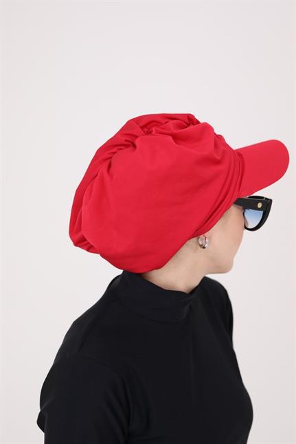 Mila Kırmızı Siperlikli Bone