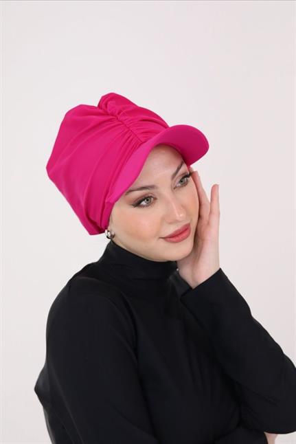 Mila Fuşya Siperlikli Bone