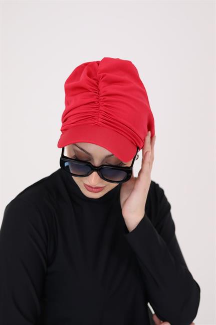 Mila Kırmızı Siperlikli Bone