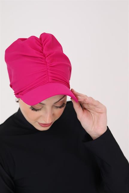 Mila Fuşya Siperlikli Bone