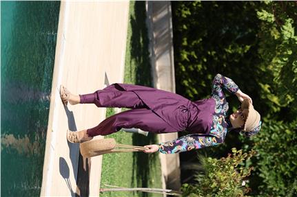 Allerli Morena Desen Tasarım Tesettür Tulum Mayo | NS Tasarim