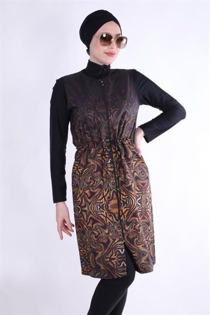 Degradeli Paraşüt Kumaştan 3 Lü Mayo Takım - Hardal