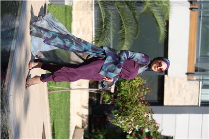 Boncuk Model Beli Bağcıklı Tasarım Tesettür Pareo