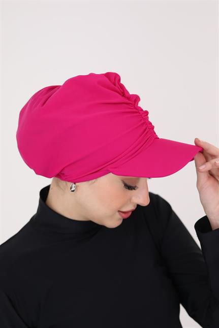 Mila Fuşya Siperlikli Bone