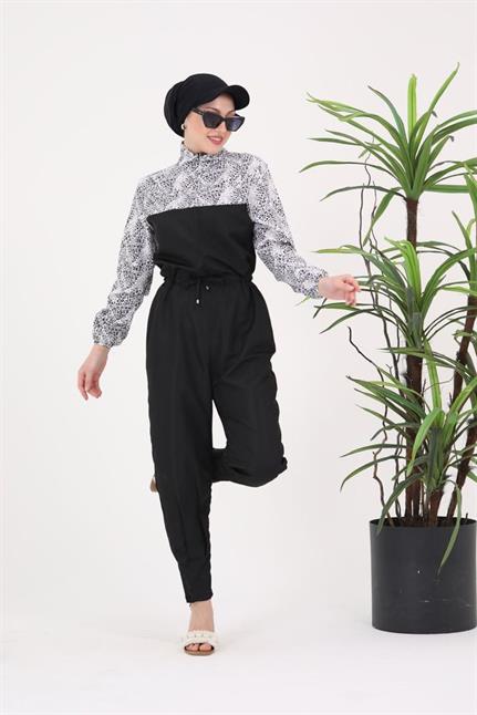 Dream Beyza Desen Tasarım Tesettür Paraşüt Kumaş Tulum Mayo