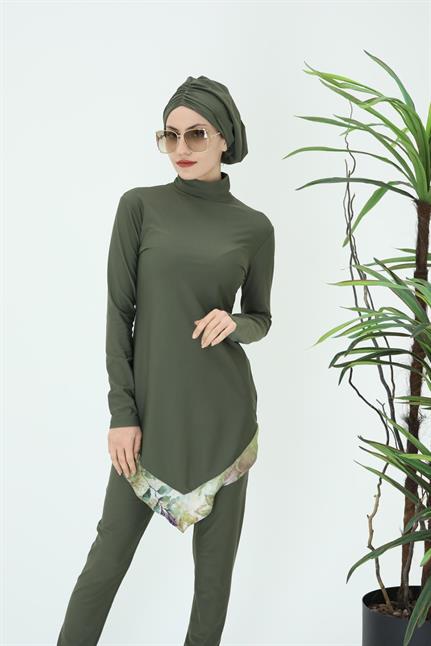 Garden Desen Tasarım Tesettür Mayo Takım