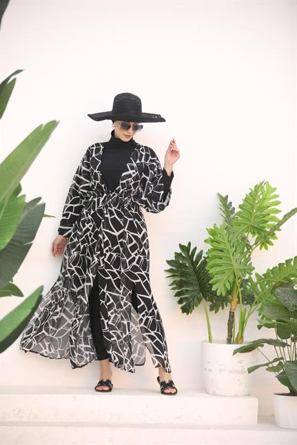 Geometrik Desen Tasarım Tesettür Pareo