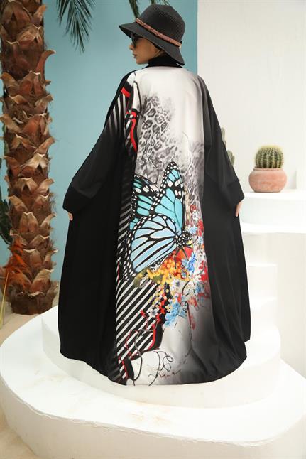 Kelebek Desen Kimono