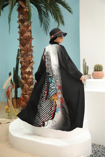 Kelebek Desen Kimono