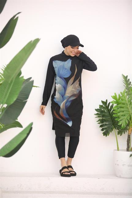 LALE DESEN TASARIM TESETTÜR İKİLİ MAYO TAKIM