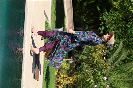 Morena Model Beli Bağcıklı Tasarım Tesettür Pareo