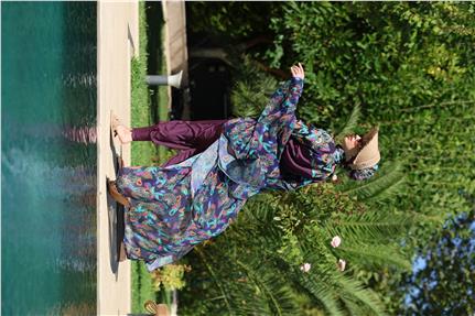 Morena Model Beli Bağcıklı Tasarım Tesettür Pareo