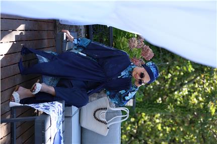 Okyanus Model Beli Bağcıklı Tasarım Tesettür Pareo