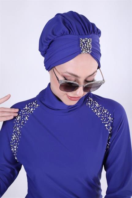 Omzu Taşlı Mayo - Mavi