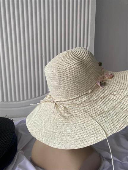 Pink Cowry Hasır Şapka