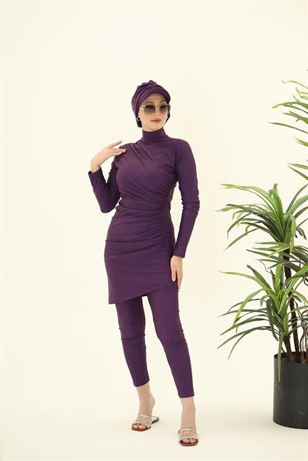 SCARLETT İKİLİ MOR MAYO TAKIM