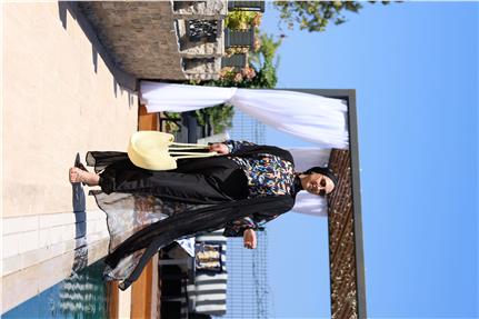 Senfoni Model Beli Bağcıklı Tasarım Tesettür Pareo