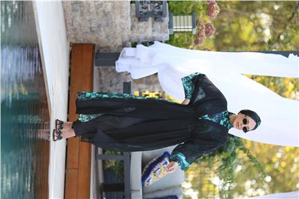 Seren Model Beli Bağcıklı Tasarım Tesettür Pareo