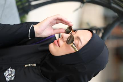 Vera Model Mor Şeritli Taş Detaylı Tasarım Tesettür İkili Mayo Takım