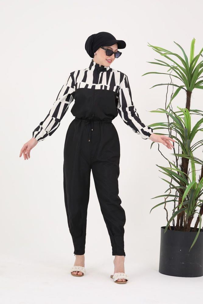 Dream Dama Desen Tasarım Tesettür Paraşüt Kumaş Tulum Mayo