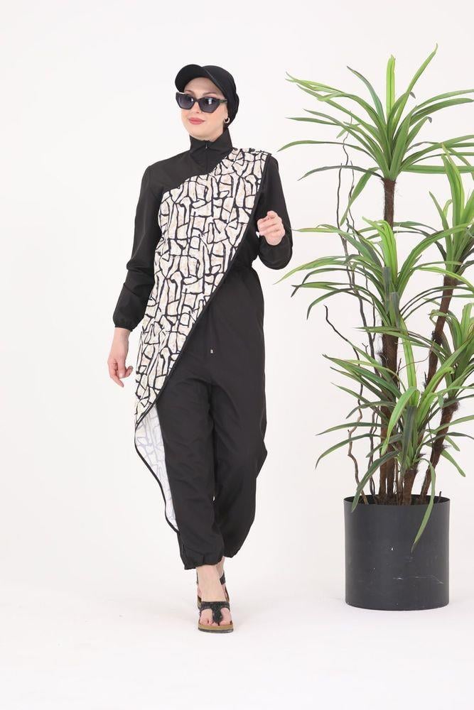 OCEAN STONE DESEN TASARIM TESETTÜR TULUM MAYO