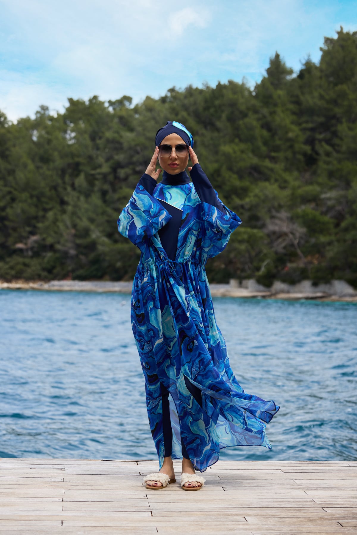 Yakamoz Model Tasarım Tesettür Pareo | Markasız