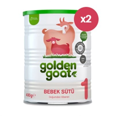 Golden Goat Keçi Bebek Sütü 1 Numara 400 gr 2'li Paket