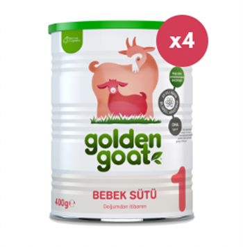 Golden Goat Keçi Devam Sütü 1 Numara 400 gr 4'lü Paket